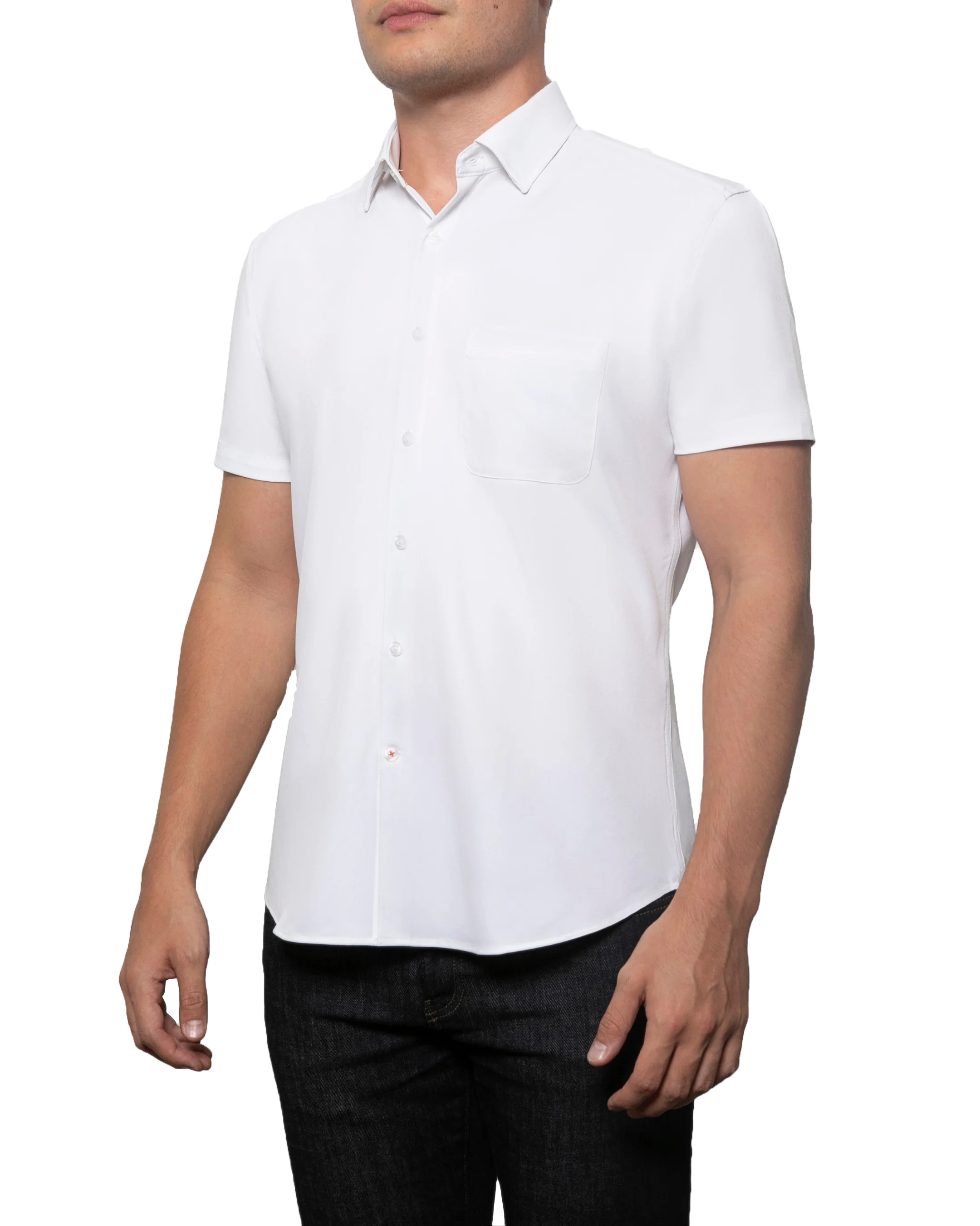 FINAL SALE - Lightweight Performance Short Sleeve Button Up - Image 3